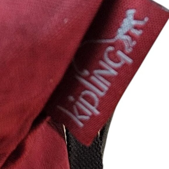 Kipling Private Transport Crossbody Hobo Bag - Red - Picture 3 of 6